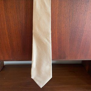 Ralph Lauren Purple Label Tie - beige silk